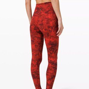 Lululemon Align Pant 28'' LNY Red Print